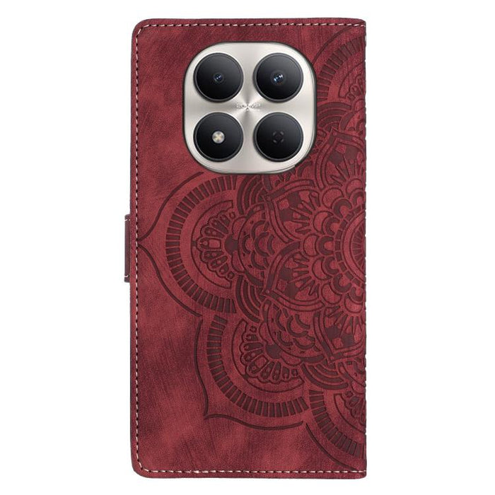Funda para teléfono de cuero esmerilado retro con relieve de mandala, For Redmi Note 15 Pro+ 5G Global 163.3mm, For Redmi Note 15 4G / 5G Global 164mm, For Redmi Note 15 Pro 4G Global 163.2mm, For Redmi Note 15 Pro 5G Global 163.6mm                    ...