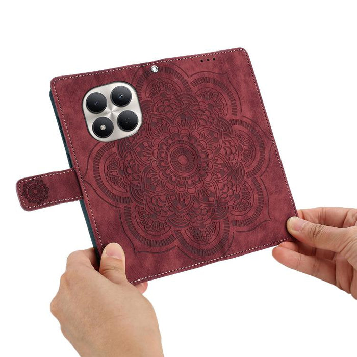 Funda para teléfono de cuero esmerilado retro con relieve de mandala, For Redmi Note 15 Pro+ 5G Global 163.3mm, For Redmi Note 15 4G / 5G Global 164mm, For Redmi Note 15 Pro 4G Global 163.2mm, For Redmi Note 15 Pro 5G Global 163.6mm                    ...