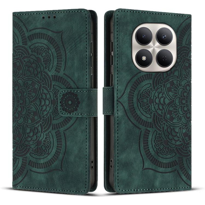 Funda para teléfono de cuero esmerilado retro con relieve de mandala, For Redmi Note 15 Pro+ 5G Global 163.3mm, For Redmi Note 15 4G / 5G Global 164mm, For Redmi Note 15 Pro 4G Global 163.2mm, For Redmi Note 15 Pro 5G Global 163.6mm                    ...