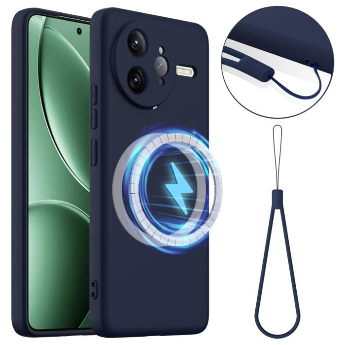 Funda de silicona a prueba de golpes MagSafe para teléfono, For Redmi K90 Pro Max / Poco F8 Ultra, For Redmi K80 Pro / Poco F7 Ultra