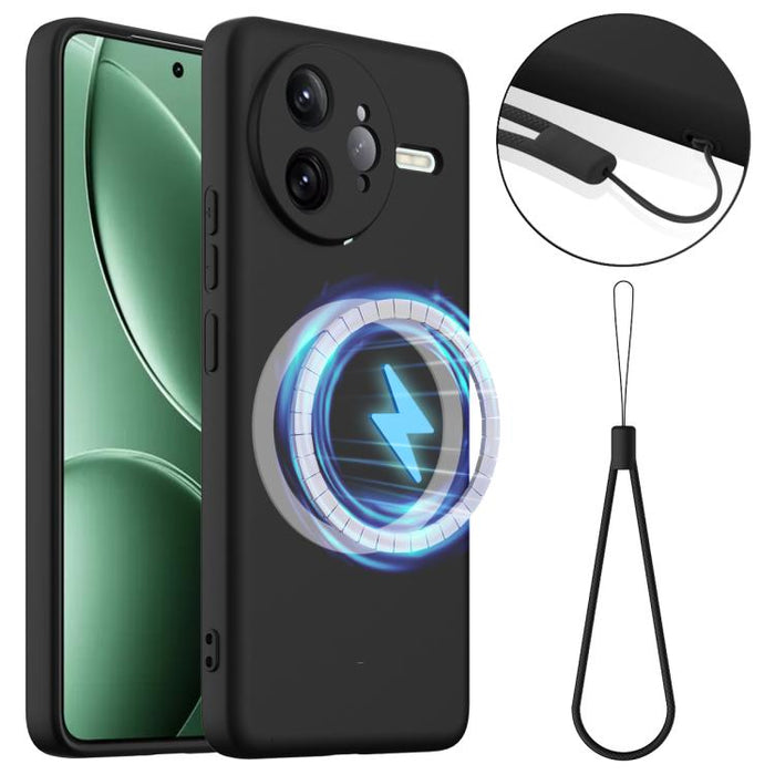 Funda de silicona a prueba de golpes MagSafe para teléfono, For Redmi K90 Pro Max / Poco F8 Ultra, For Redmi K80 Pro / Poco F7 Ultra