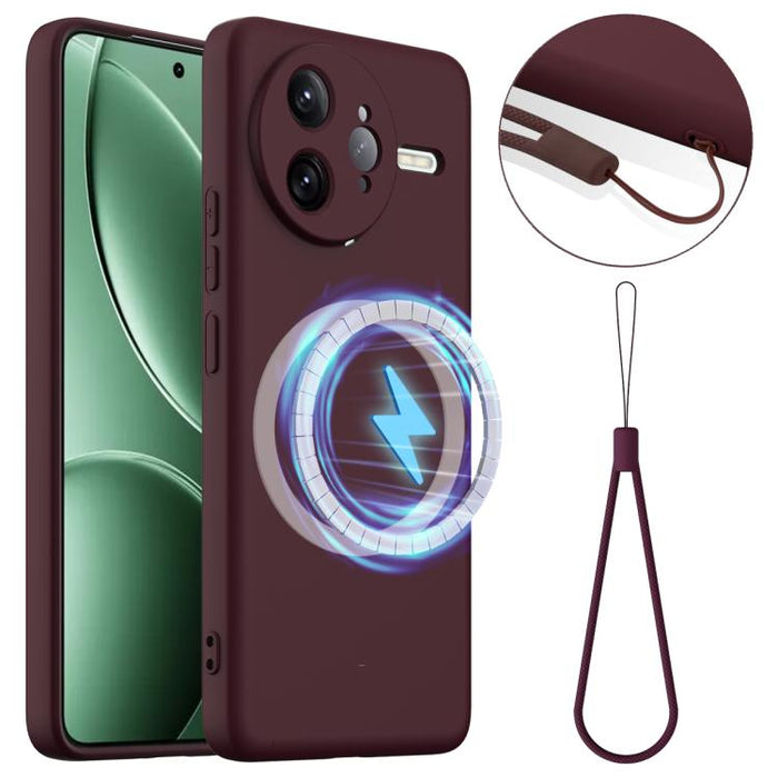 Funda de silicona a prueba de golpes MagSafe para teléfono, For Redmi K90 Pro Max / Poco F8 Ultra, For Redmi K80 Pro / Poco F7 Ultra
