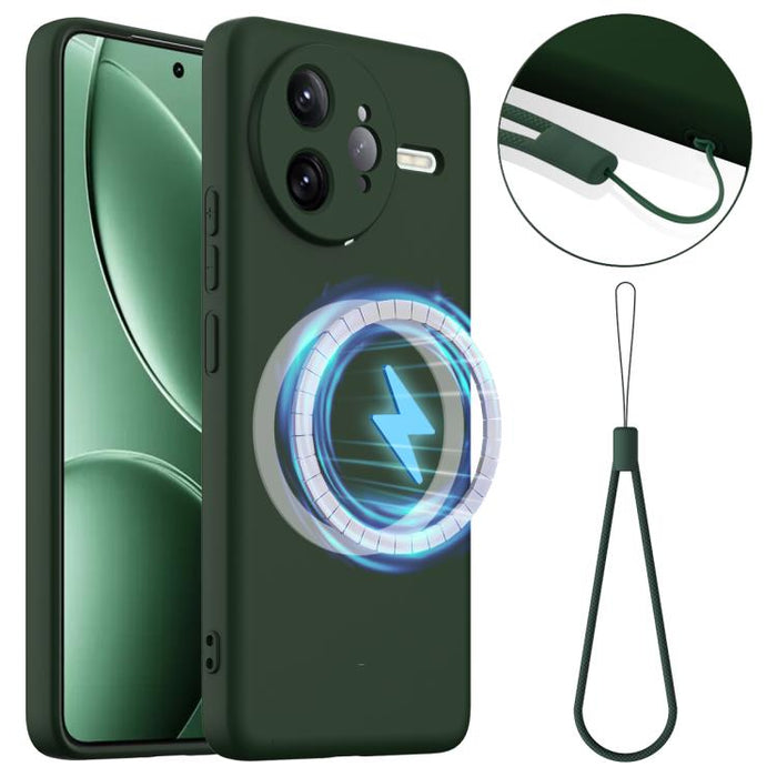 Funda de silicona a prueba de golpes MagSafe para teléfono, For Redmi K90 Pro Max / Poco F8 Ultra, For Redmi K80 Pro / Poco F7 Ultra