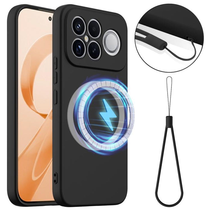 Funda de silicona a prueba de golpes MagSafe para teléfono, For Redmi K90 Pro Max / Poco F8 Ultra, For Redmi K80 Pro / Poco F7 Ultra
