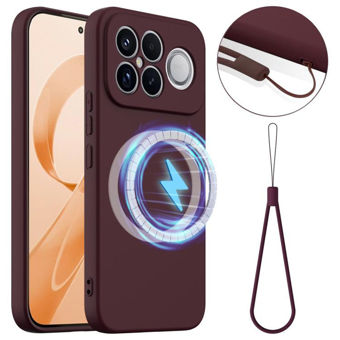 Funda de silicona a prueba de golpes MagSafe para teléfono, For Redmi K90 Pro Max / Poco F8 Ultra, For Redmi K80 Pro / Poco F7 Ultra
