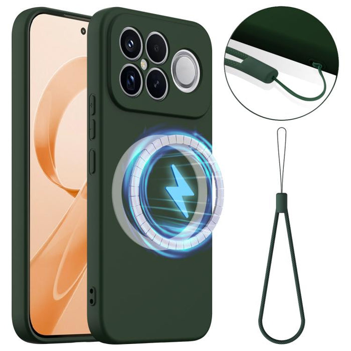 Funda de silicona a prueba de golpes MagSafe para teléfono, For Redmi K90 Pro Max / Poco F8 Ultra, For Redmi K80 Pro / Poco F7 Ultra