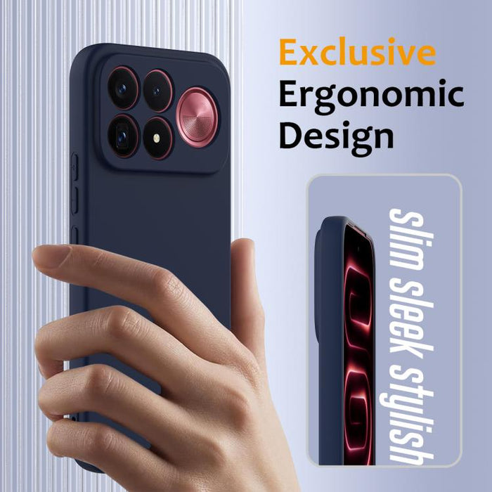 Funda de silicona a prueba de golpes MagSafe para teléfono, For Redmi K90 Pro Max / Poco F8 Ultra, For Redmi K80 Pro / Poco F7 Ultra