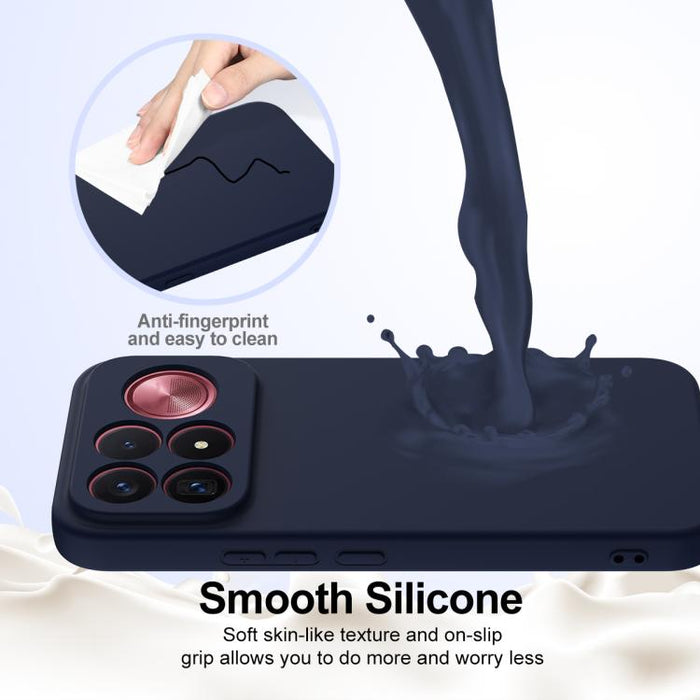 Funda de silicona a prueba de golpes MagSafe para teléfono, For Redmi K90 Pro Max / Poco F8 Ultra, For Redmi K80 Pro / Poco F7 Ultra