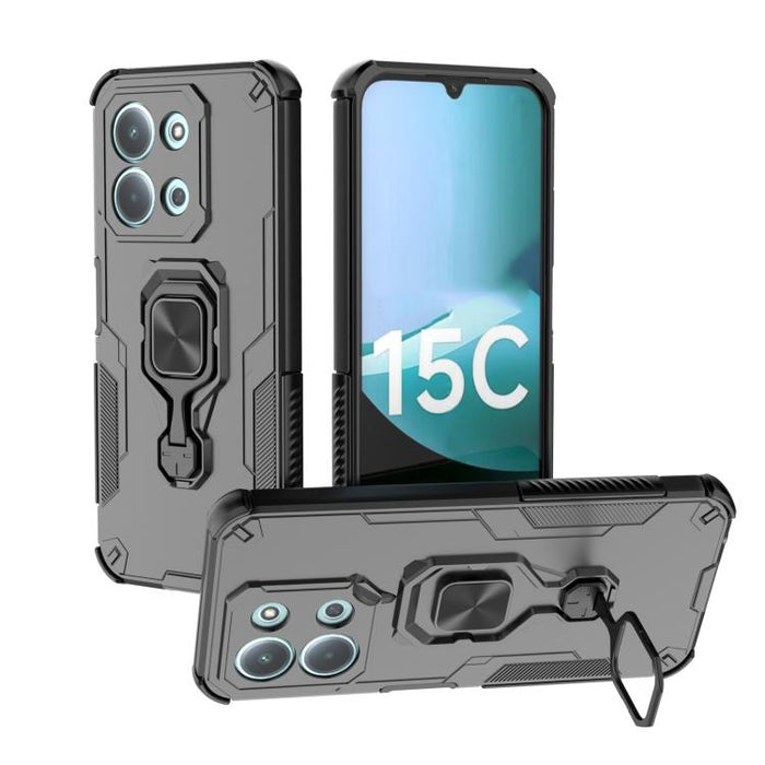 Funda híbrida de TPU y PC con soporte metálico para teléfono, For Redmi Turbo 5 Max / Poco X8 Pro Max, For Redmi Turbo 5 / Poco X8 Pro 5G, For Redmi Note 15 Pro+ 5G 163.3mm, For Redmi Note 15 5G / 4G Global 164mm, For Redmi Note 15 Pro 4G Global 163.2m...