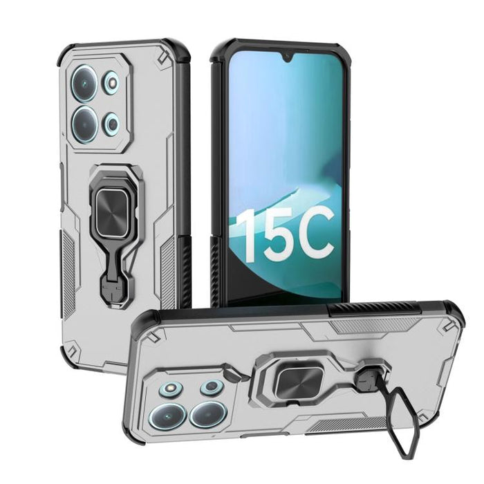 Funda híbrida de TPU y PC con soporte metálico para teléfono, For Redmi Turbo 5 Max / Poco X8 Pro Max, For Redmi Turbo 5 / Poco X8 Pro 5G, For Redmi Note 15 Pro+ 5G 163.3mm, For Redmi Note 15 5G / 4G Global 164mm, For Redmi Note 15 Pro 4G Global 163.2m...