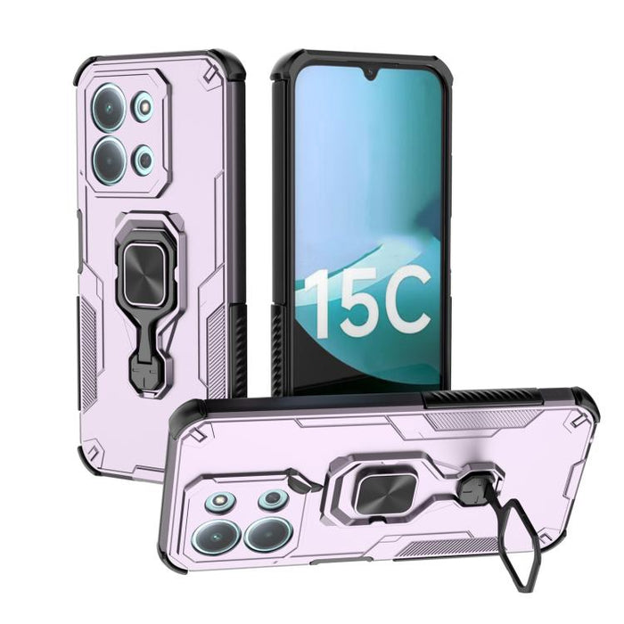 Funda híbrida de TPU y PC con soporte metálico para teléfono, For Redmi Turbo 5 Max / Poco X8 Pro Max, For Redmi Turbo 5 / Poco X8 Pro 5G, For Redmi Note 15 Pro+ 5G 163.3mm, For Redmi Note 15 5G / 4G Global 164mm, For Redmi Note 15 Pro 4G Global 163.2m...