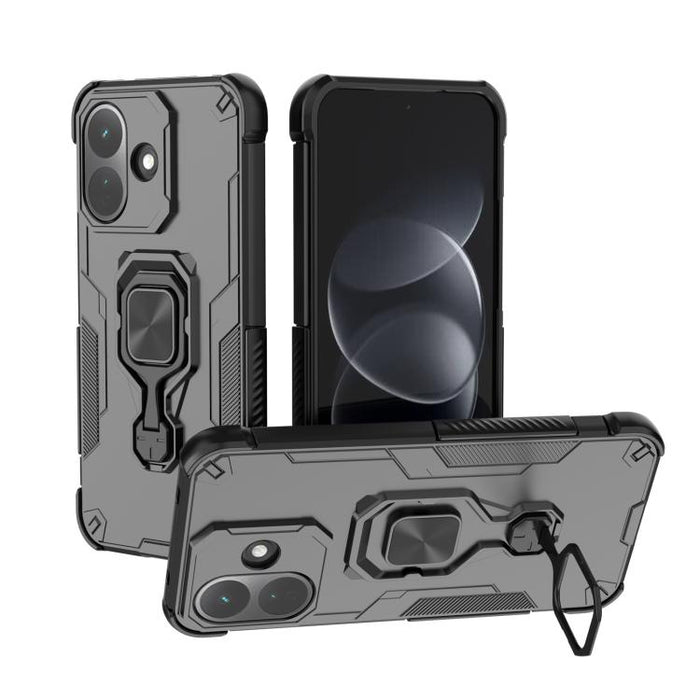 Funda híbrida de TPU y PC con soporte metálico para teléfono, For Redmi Turbo 5 Max / Poco X8 Pro Max, For Redmi Turbo 5 / Poco X8 Pro 5G, For Redmi Note 15 Pro+ 5G 163.3mm, For Redmi Note 15 5G / 4G Global 164mm, For Redmi Note 15 Pro 4G Global 163.2m...