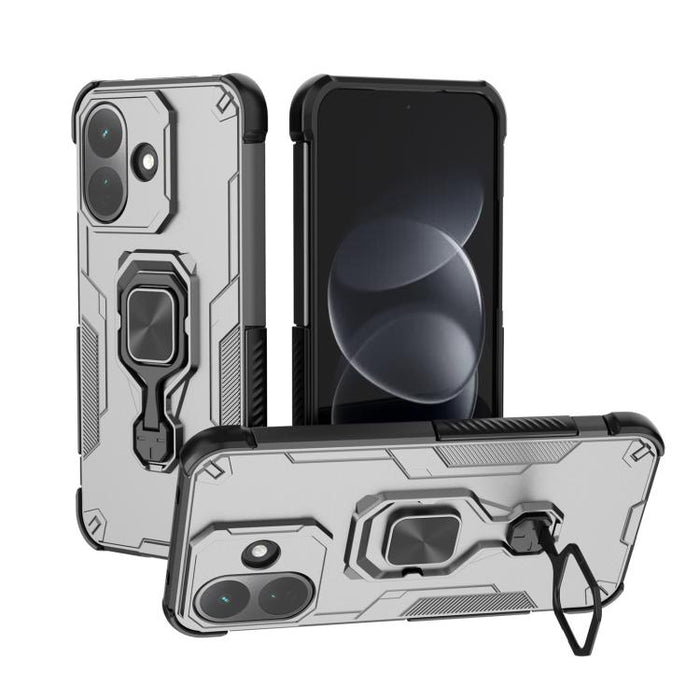 Funda híbrida de TPU y PC con soporte metálico para teléfono, For Redmi Turbo 5 Max / Poco X8 Pro Max, For Redmi Turbo 5 / Poco X8 Pro 5G, For Redmi Note 15 Pro+ 5G 163.3mm, For Redmi Note 15 5G / 4G Global 164mm, For Redmi Note 15 Pro 4G Global 163.2m...