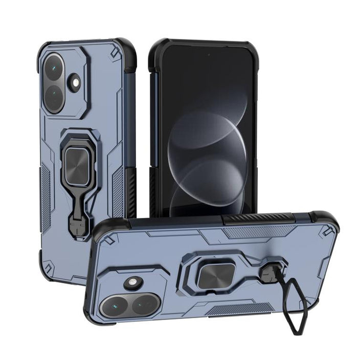 Funda híbrida de TPU y PC con soporte metálico para teléfono, For Redmi Turbo 5 Max / Poco X8 Pro Max, For Redmi Turbo 5 / Poco X8 Pro 5G, For Redmi Note 15 Pro+ 5G 163.3mm, For Redmi Note 15 5G / 4G Global 164mm, For Redmi Note 15 Pro 4G Global 163.2m...