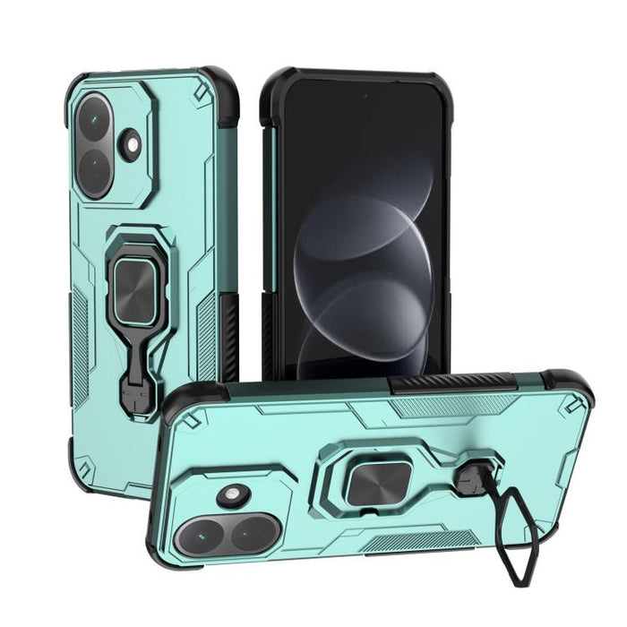 Funda híbrida de TPU y PC con soporte metálico para teléfono, For Redmi Turbo 5 Max / Poco X8 Pro Max, For Redmi Turbo 5 / Poco X8 Pro 5G, For Redmi Note 15 Pro+ 5G 163.3mm, For Redmi Note 15 5G / 4G Global 164mm, For Redmi Note 15 Pro 4G Global 163.2m...