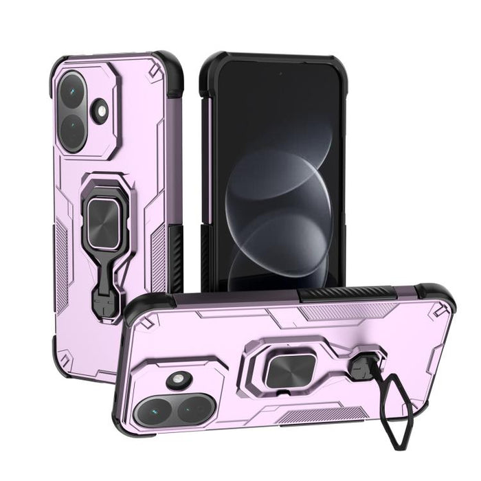Funda híbrida de TPU y PC con soporte metálico para teléfono, For Redmi Turbo 5 Max / Poco X8 Pro Max, For Redmi Turbo 5 / Poco X8 Pro 5G, For Redmi Note 15 Pro+ 5G 163.3mm, For Redmi Note 15 5G / 4G Global 164mm, For Redmi Note 15 Pro 4G Global 163.2m...