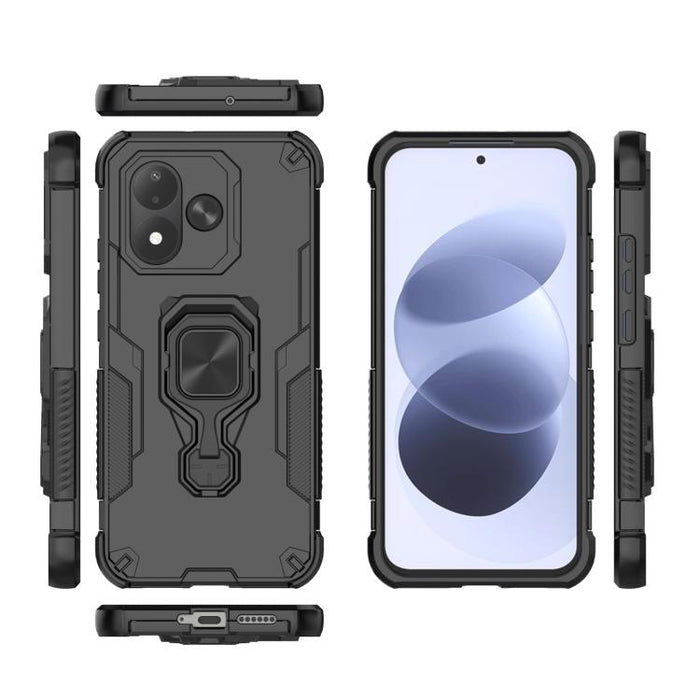 Funda híbrida de TPU y PC con soporte metálico para teléfono, For Redmi Turbo 5 Max / Poco X8 Pro Max, For Redmi Turbo 5 / Poco X8 Pro 5G, For Redmi Note 15 Pro+ 5G 163.3mm, For Redmi Note 15 5G / 4G Global 164mm, For Redmi Note 15 Pro 4G Global 163.2m...