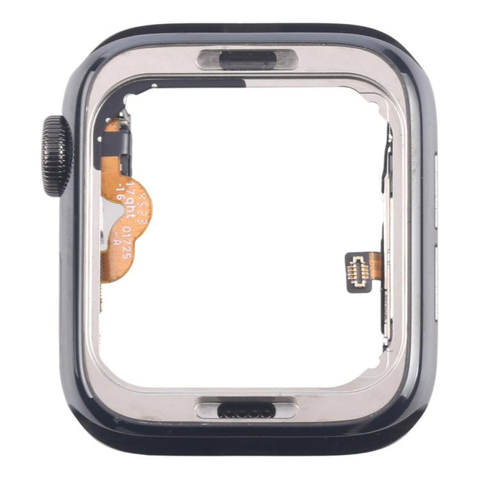 Graphite Steel Middle Frame Bezel Plate with Crown Spin Axis Flex Cable, For Apple Watch Series 5 44mm LTE, For Apple Watch Series 5 40mm LTE, For Apple Watch Series 4 44mm LTE, For Apple Watch Series 4 40mm LTE