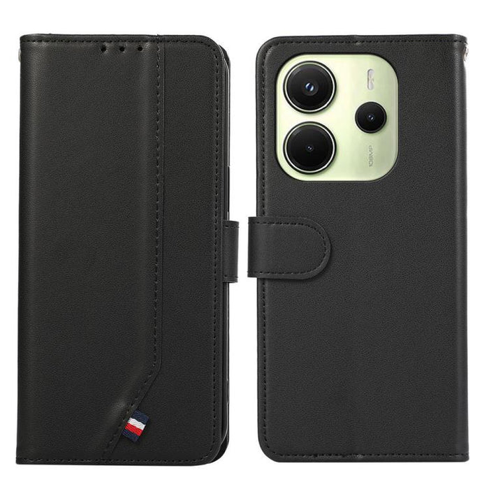 Funda para teléfono de cuero con protección RFID y textura delicada de ABEEL, For Redmi Turbo 4 Pro