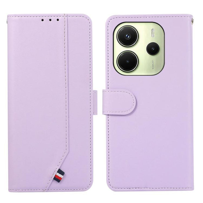 Funda para teléfono de cuero con protección RFID y textura delicada de ABEEL, For Redmi Turbo 4 Pro
