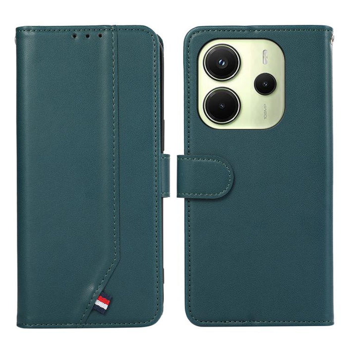 Funda para teléfono de cuero con protección RFID y textura delicada de ABEEL, For Redmi Turbo 4 Pro