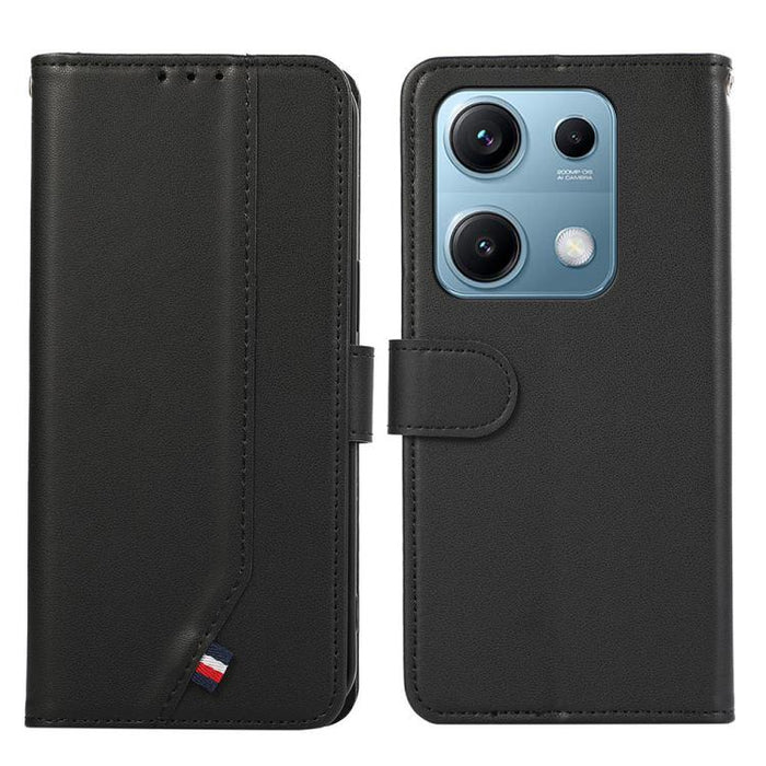 Funda para teléfono de cuero con protección RFID y textura delicada de ABEEL, For Redmi Turbo 4 Pro