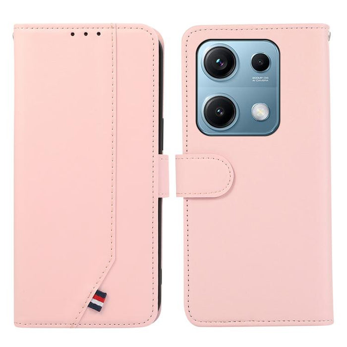 Funda para teléfono de cuero con protección RFID y textura delicada de ABEEL, For Redmi Turbo 4 Pro