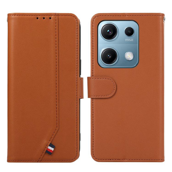 Funda para teléfono de cuero con protección RFID y textura delicada de ABEEL, For Redmi Turbo 4 Pro