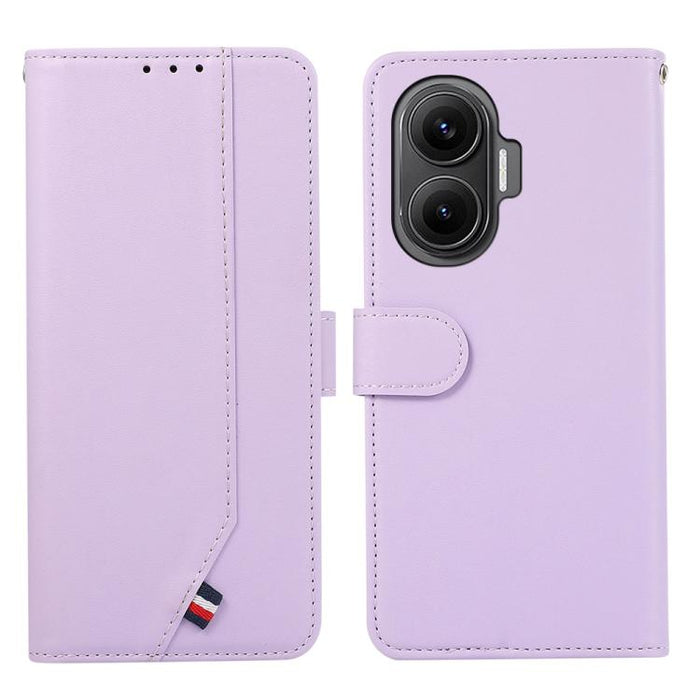 Funda para teléfono de cuero con protección RFID y textura delicada de ABEEL, For Redmi Turbo 4 Pro