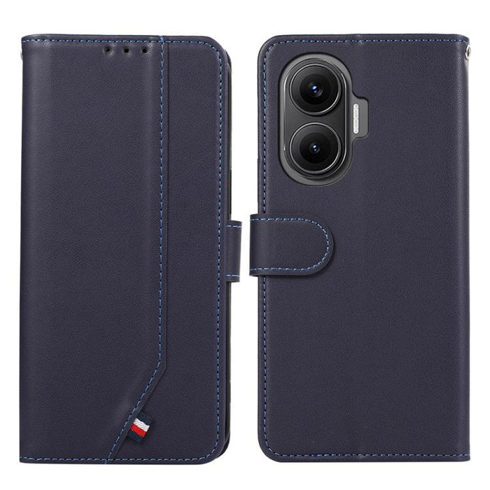 Funda para teléfono de cuero con protección RFID y textura delicada de ABEEL, For Redmi Turbo 4 Pro