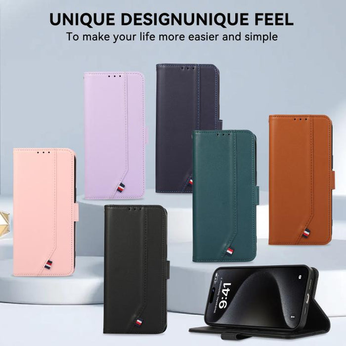Funda para teléfono de cuero con protección RFID y textura delicada de ABEEL, For Redmi A7 Pro 171mm/Poco C85x 5G, For Redmi Note 15 5G Global 164mm, For Redmi K90 Pro Max/Poco F8 Ultra, For Redmi K90 / Poco F8 Pro, For Redmi Note 15 Pro 5G Global 163....