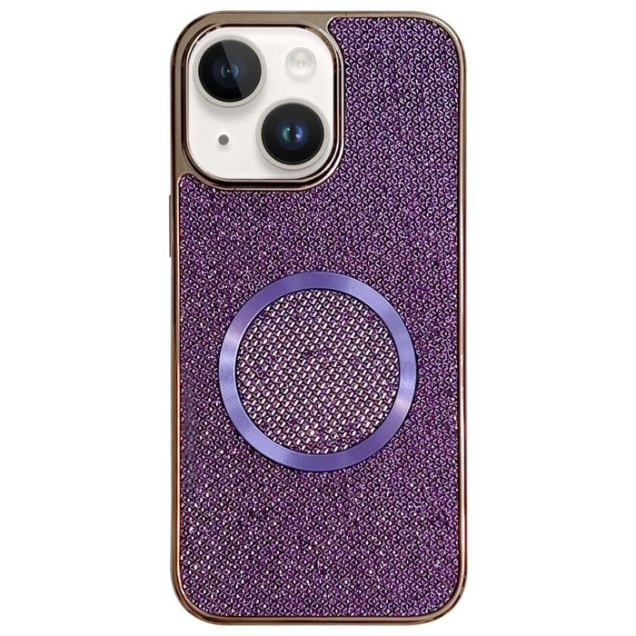 Electroplating PC Glitter Grain MagSafe Phone Case, For iPhone 13, For iPhone 12, For iPhone 12 Pro Max, For iPhone 12 Pro, For iPhone 11 Pro Max, For iPhone 11, For iPhone 11 Pro
