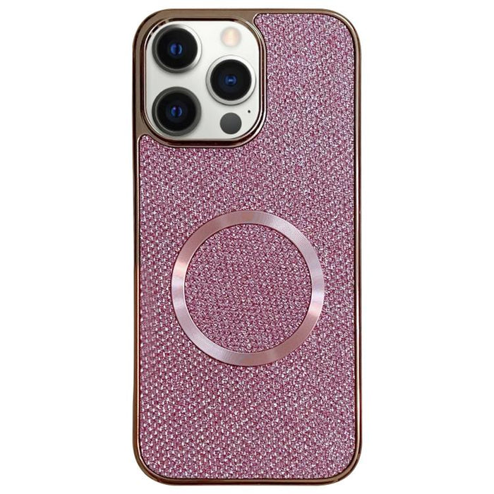 Electroplating PC Glitter Grain MagSafe Phone Case, For iPhone 13, For iPhone 12, For iPhone 12 Pro Max, For iPhone 12 Pro, For iPhone 11 Pro Max, For iPhone 11, For iPhone 11 Pro