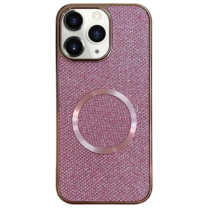 Electroplating PC Glitter Grain MagSafe Phone Case, For iPhone 13, For iPhone 12, For iPhone 12 Pro Max, For iPhone 12 Pro, For iPhone 11 Pro Max, For iPhone 11, For iPhone 11 Pro