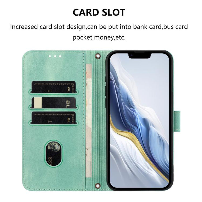 Line Splicing Buckle Retro Leather Phone Case, For iPhone 11 Pro Max, For iPhone 11, For iPhone 11 Pro, For iPhone X / XS, For iPhone XR, For iPhone XS Max, For iPhone 7 Plus / 8 Plus