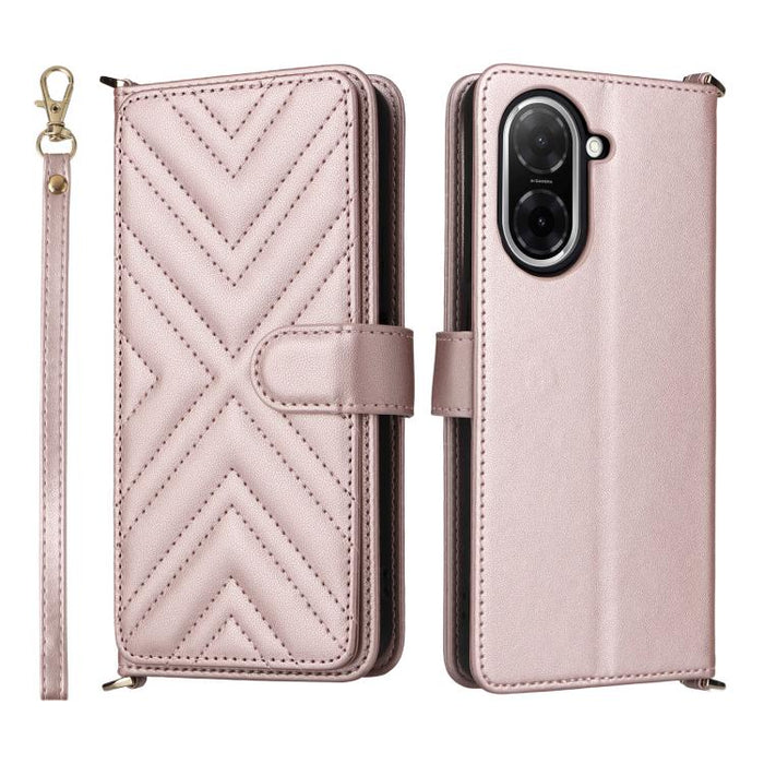 Funda multifuncional de piel para teléfono con 6 ranuras para tarjetas y correa para la muñeca., For Redmi A7 Pro 171mm / Poco C85x 5G, For Redmi Turbo 5 Max / Poco X8 Pro Max, For Redmi Turbo 5 5G / Poco X8 Pro 5G                                      ...