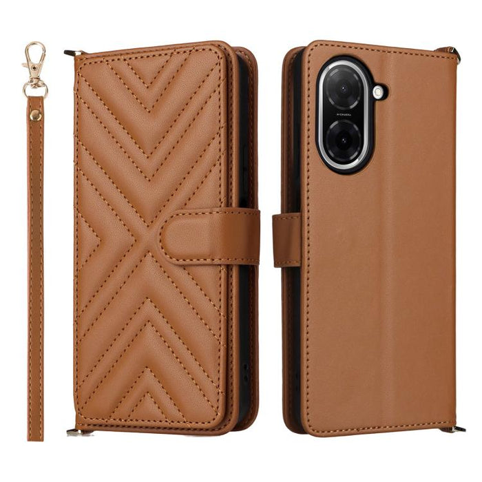 Funda multifuncional de piel para teléfono con 6 ranuras para tarjetas y correa para la muñeca., For Redmi A7 Pro 171mm / Poco C85x 5G, For Redmi Turbo 5 Max / Poco X8 Pro Max, For Redmi Turbo 5 5G / Poco X8 Pro 5G                                      ...
