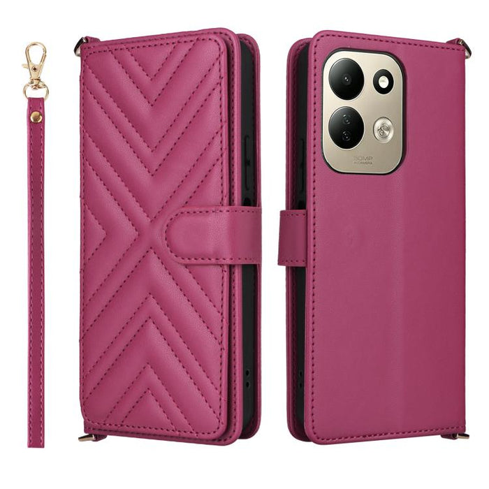 Funda multifuncional de piel para teléfono con 6 ranuras para tarjetas y correa para la muñeca., For Redmi A7 Pro 171mm / Poco C85x 5G, For Redmi Turbo 5 Max / Poco X8 Pro Max, For Redmi Turbo 5 5G / Poco X8 Pro 5G                                      ...