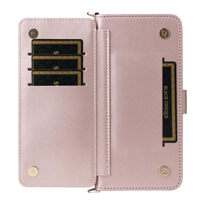 Funda multifuncional de piel para teléfono con 6 ranuras para tarjetas y correa para la muñeca., For Redmi A7 Pro 171mm / Poco C85x 5G, For Redmi Turbo 5 Max / Poco X8 Pro Max, For Redmi Turbo 5 5G / Poco X8 Pro 5G                                      ...