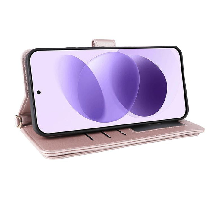 Funda multifuncional de piel para teléfono con 6 ranuras para tarjetas y correa para la muñeca., For Redmi A7 Pro 171mm / Poco C85x 5G, For Redmi Turbo 5 Max / Poco X8 Pro Max, For Redmi Turbo 5 5G / Poco X8 Pro 5G                                      ...
