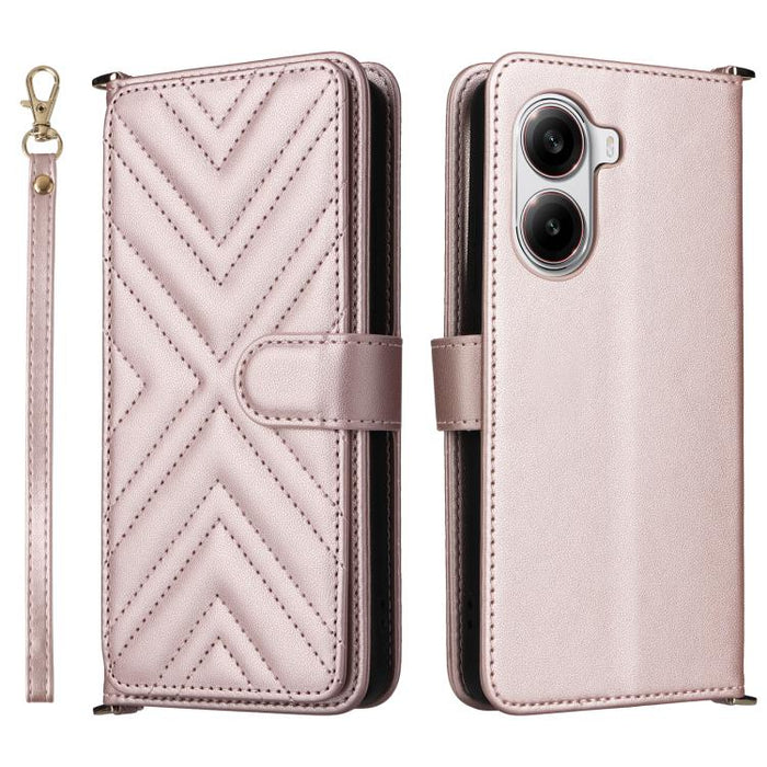 Funda multifuncional de piel para teléfono con 6 ranuras para tarjetas y correa para la muñeca., For Xiaomi Poco M7 4G 171mm, For Xiaomi Poco F7 Pro 5G / F7 Ultra, For Xiaomi 15 Ultra, For Xiaomi Poco X7 Pro 5G / Redmi Turbo 4, For Xiaomi Poco M7 Pro 5G