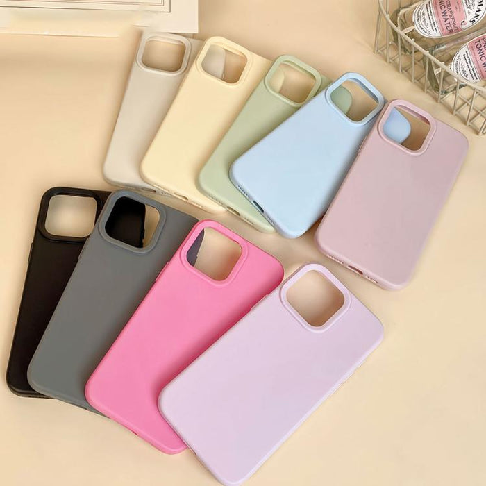 Dopamine Simple Imitation Liquid Silicone Phone Case, For iPhone 17e / 16e, For iPhone 17 Pro Max, For iPhone 17 Pro, For iPhone 17, For iPhone Air, For iPhone 16 Pro Max, For iPhone 16 Pro