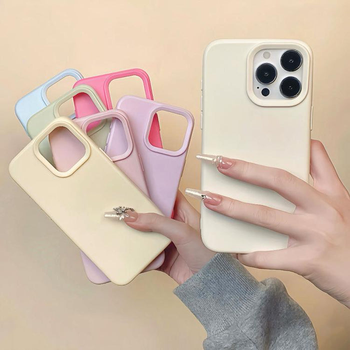Dopamine Simple Imitation Liquid Silicone Phone Case, For iPhone 17e / 16e, For iPhone 17 Pro Max, For iPhone 17 Pro, For iPhone 17, For iPhone Air, For iPhone 16 Pro Max, For iPhone 16 Pro