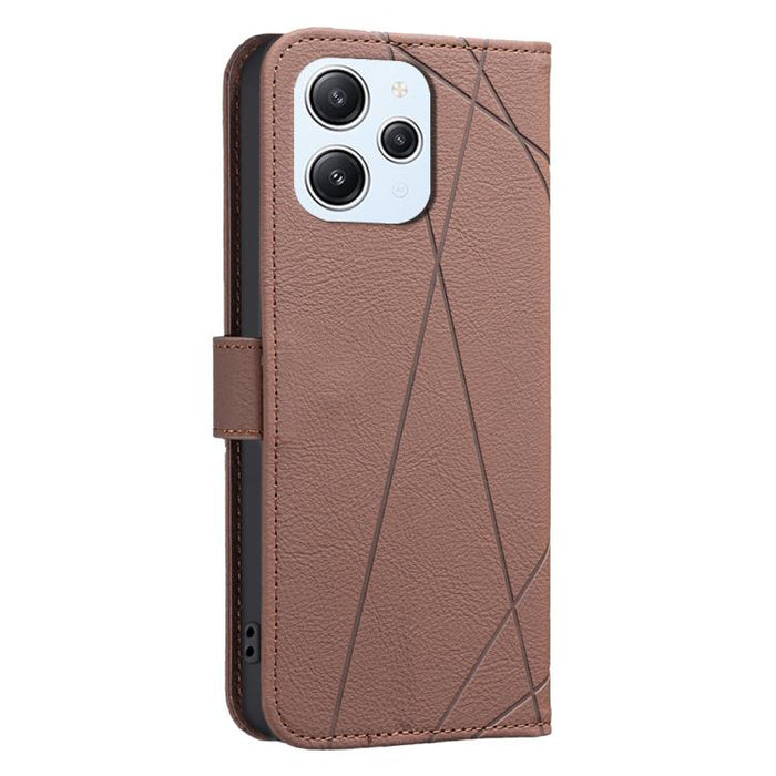 Funda de cuero para teléfono con estampado geométrico y protección RFID, For Redmi 12C, For Redmi Note 12 Pro+ Global, For Redmi Note 12 Pro 5G Global, For Redmi Note 12 5G Global, For Redmi Note 11 Pro / 11 Pro 5G Global, For Redmi 10 2022 / Note 11 4...