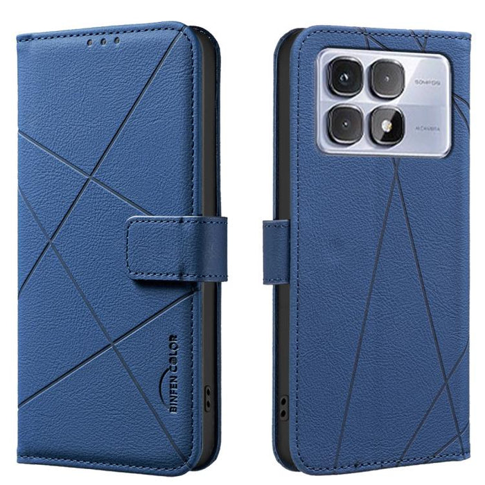 Funda de cuero para teléfono con estampado geométrico y protección RFID, For Redmi 12C, For Redmi Note 12 Pro+ Global, For Redmi Note 12 Pro 5G Global, For Redmi Note 12 5G Global, For Redmi Note 11 Pro / 11 Pro 5G Global, For Redmi 10 2022 / Note 11 4...