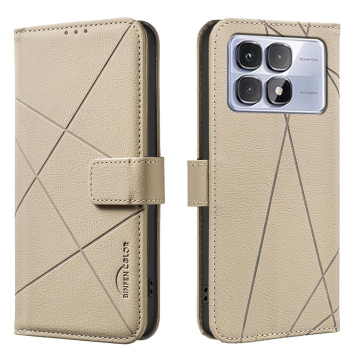 Funda de cuero para teléfono con estampado geométrico y protección RFID, For Redmi 12C, For Redmi Note 12 Pro+ Global, For Redmi Note 12 Pro 5G Global, For Redmi Note 12 5G Global, For Redmi Note 11 Pro / 11 Pro 5G Global, For Redmi 10 2022 / Note 11 4...