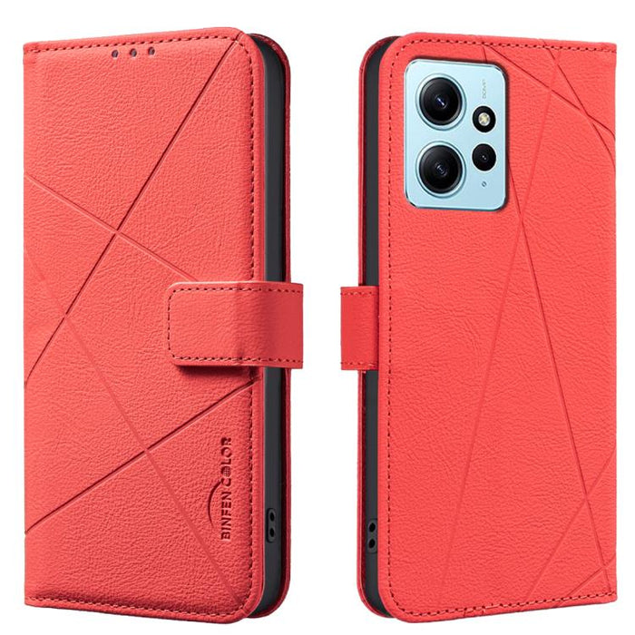 Funda de cuero para teléfono con estampado geométrico y protección RFID, For Redmi Note 14 4G 16.25mm, For Redmi Note 14 Pro 5G / 14 Pro+ 5G, For Redmi A3, For Redmi Note 13 Pro 4G, For Redmi Note 13 4G, For Redmi K70E, For Redmi Note 13 5G, For Redmi ...