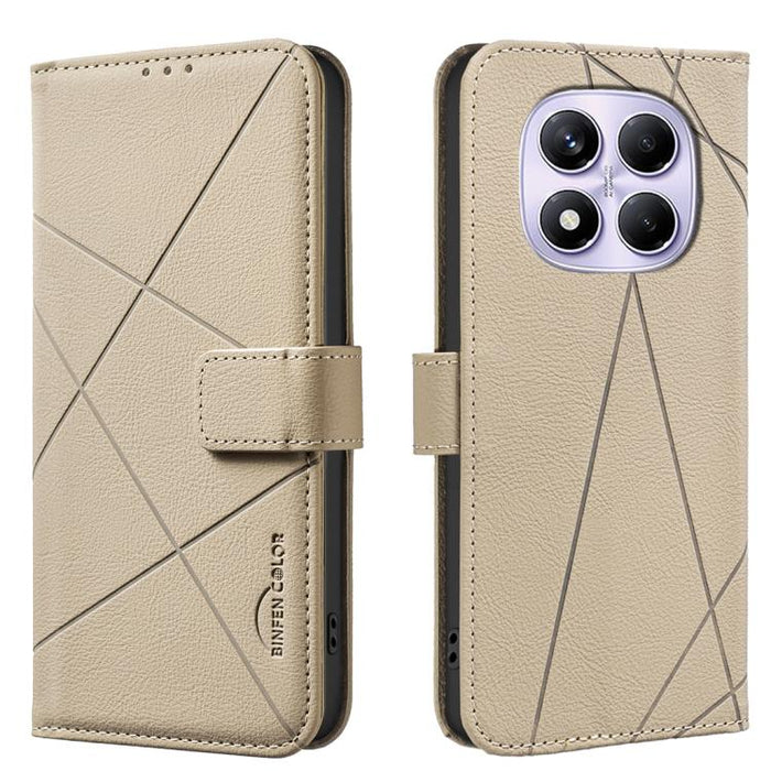 Funda de cuero para teléfono con estampado geométrico y protección RFID, For Redmi K90 Max 5G, For Redmi A7 Pro 171mm / Poco C85x 5G, For Redmi 15a 5G, For Redmi Tubo 5 Max / Poco X8 Pro Max, For Redmi Tubo 5 / Poco X8 Pro 5G                           ...