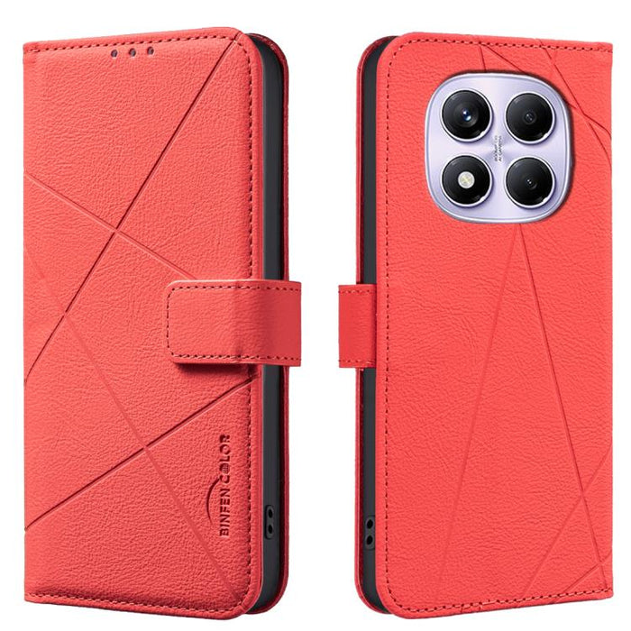 Funda de cuero para teléfono con estampado geométrico y protección RFID, For Redmi K90 Max 5G, For Redmi A7 Pro 171mm / Poco C85x 5G, For Redmi 15a 5G, For Redmi Tubo 5 Max / Poco X8 Pro Max, For Redmi Tubo 5 / Poco X8 Pro 5G                           ...