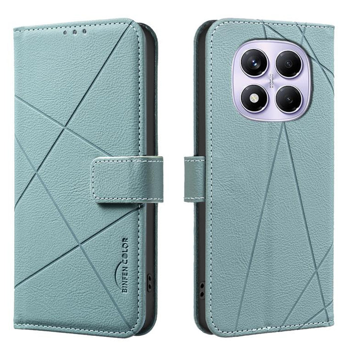 Funda de cuero para teléfono con estampado geométrico y protección RFID, For Redmi K90 Max 5G, For Redmi A7 Pro 171mm / Poco C85x 5G, For Redmi 15a 5G, For Redmi Tubo 5 Max / Poco X8 Pro Max, For Redmi Tubo 5 / Poco X8 Pro 5G                           ...